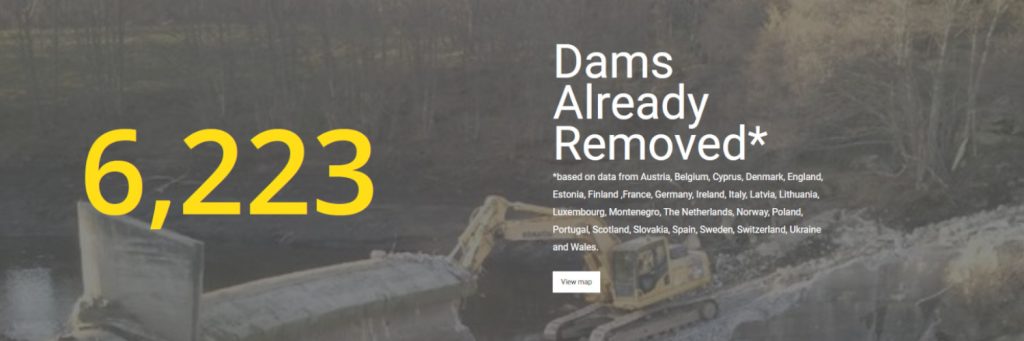 Status 'damremoval' per 12 augustus 2023