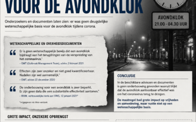 Gebrek aan bewijs avondklok